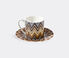 Missoni 'Zig Zag Jarris' coffee cup and saucer, set of two, beige Multicolour MIHO22ZIG408MUL