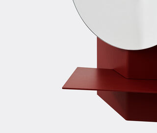Atelier Ferraro 'Folded' mirror, red RED ATFE24FOL960RED