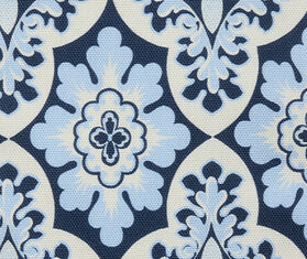 La DoubleJ &#39;Palazzo&#39; large napkin, set of two, blue BLUE LADJ25LAR062MUL