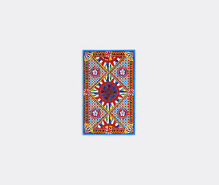 Dolce&amp;Gabbana Casa 'Carretto' beach towel, blue BLUE DGCA23BEA492MUL
