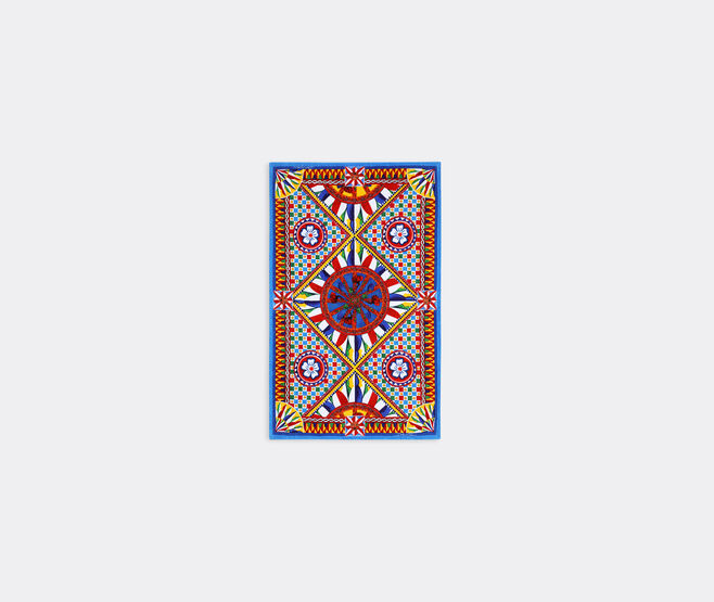 Dolce&Gabbana Casa 'Carretto' beach towel, blue BLUE DGCA23BEA492MUL
