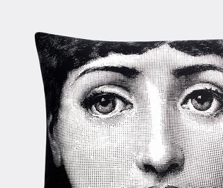 Fornasetti 'Tema e Variazioni N.1 and N.6' cushion, black and white WHITE FORN24CUS390MUL