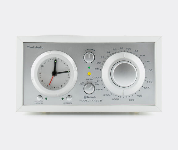 Tivoli Audio 'Model Three BT' white, US plug White, Silver ${masterID}