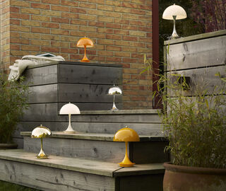 Louis Poulsen 'Panthella 160 V3' LED portable lamp, chrome SILVER LOPO24PAN465SIL