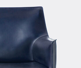 Cassina &#39;Cab 413&#39; armchair, leather, blue BLUE CASS21CAB879BLU
