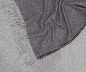 ALONPI &#39;Melrose&#39; throw, steel and grey GREY ALON23MEL284GRY