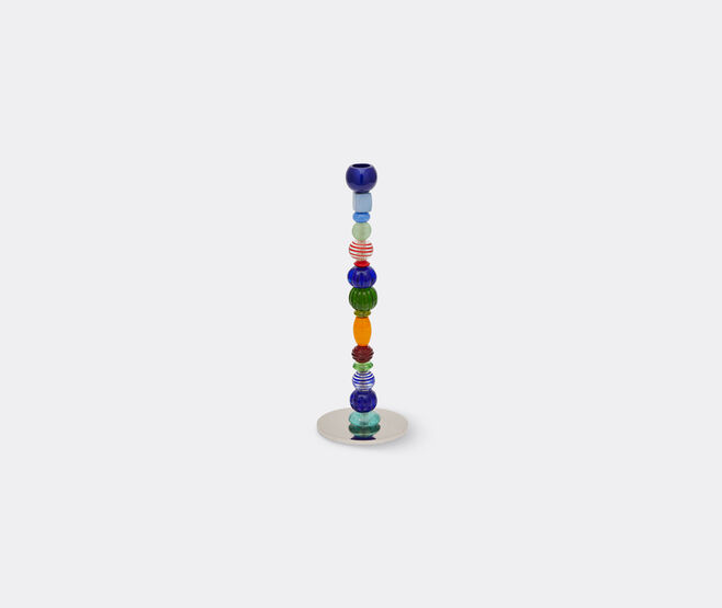POLSPOTTEN 'Beads' candle holder, small, multicolor MULTICOLOUR POLS25CAN485MUL