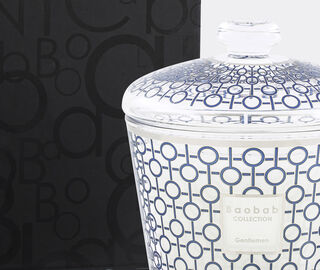 Baobab Collection 'Dome Gentlemen' candle giftbox, blue BLUE BAOB24SCE909BLU