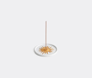 L'Objet 'Soleil' incense burner, white and gold MULTICOLOUR LOBJ24SOL877WHI