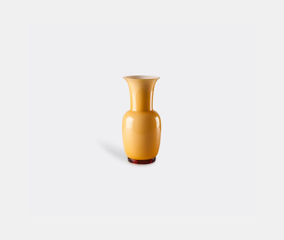 Venini 'Opalino' vase, L, amber amber, white VENI20OPA051BRW