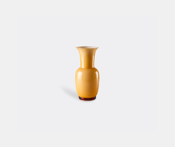Venini 'Opalino' vase, L, amber amber, white ${masterID}