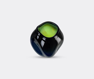 Alexa Lixfeld 'Meteorite' vase, deep sea GREEN ALEX25MET283BLU