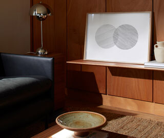 Lemon 'Line Work 077' art print LIGHT BROWN LEMN21LIN181MUL