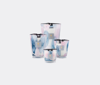 Baobab Collection 'Riviera Leopolda' candle, small, blue and pink MULTICOLOUR BAOB25SCE308MUL