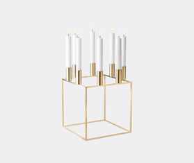 Audo Copenhagen 'Kubus 8' candleholder, gold plated GOLD BYLA22KUB686GOL