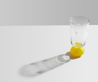 Reflections Copenhagen 'Chelsea' tall glass, set of two, neon yellow YELLOW REFL22CHE721YEL