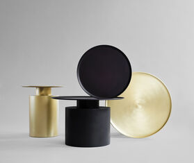 101 Copenhagen &#39;Pillar&#39; table, tall, brass BRASS COPH22PIL269BRA