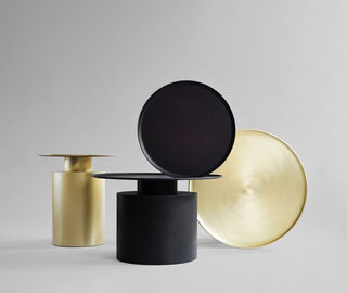 101 Copenhagen 'Pillar' table, tall, brass BRASS COPH22PIL269BRA