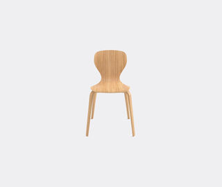 Viccarbe 'Ears' chair, wooden legs LIGHT BROWN VICC21EAR181BRW