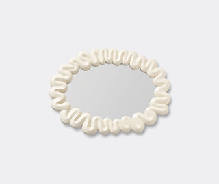 &amp;k Amsterdam 'Dribble' mirror, white WHITE AMST25MIR113WHI