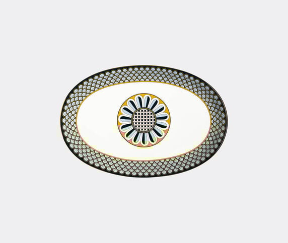 La DoubleJ 'Odysseus' oval platter, midnight blue MULTICOLOR LADJ26OVA720MUL