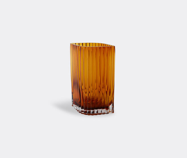 AYTM 'Folium' vase amber, tall AMBER AYTM22FOL559AMB