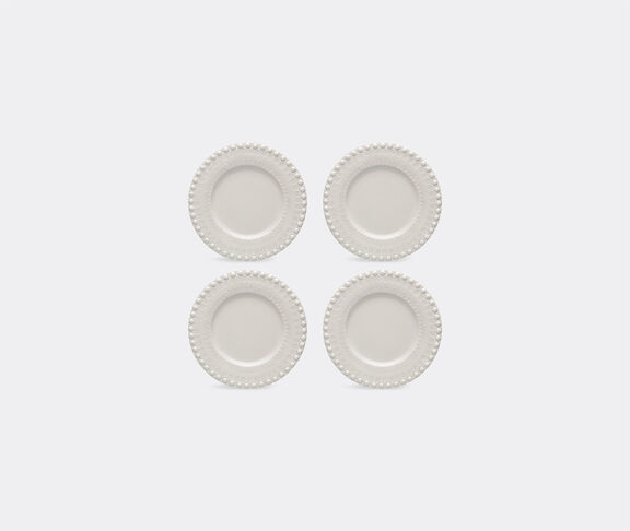 Bordallo Pinheiro ‘Fantasia’ dessert plate, set of four, ivory undefined ${masterID}