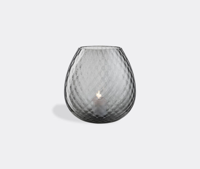 NasonMoretti 'Macram&eacute;' candle holder, extra large, grey GREY NAMO22CAN833GRY