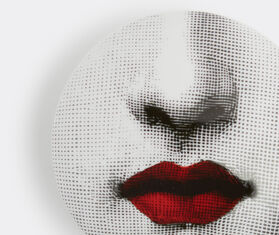 Fornasetti 'Tema e Variazioni n.397' round box, red, black and white WHITE FORN23ROU219WHI