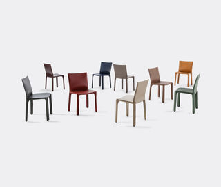Cassina 'Cab 412' chair, leather, ivory IVORY CASS21CAB831BEI