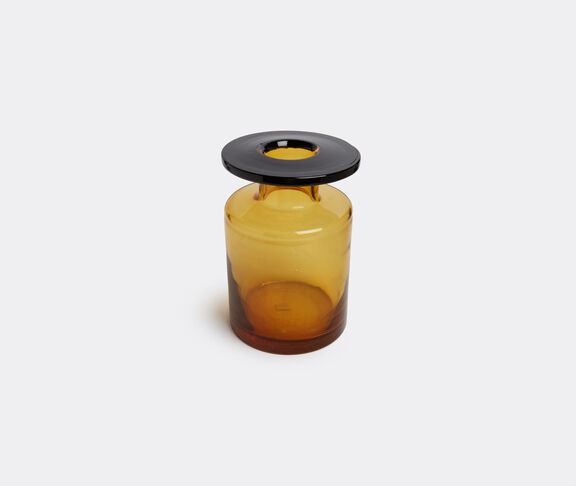 Serax Vase Wind & Fire L18,5 X L18,5 X H27 Cm Ambre / Noir amber, black ${masterID} 2