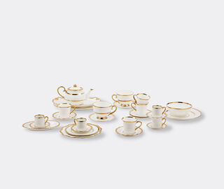 POLSPOTTEN 'Golden Finds' teapot, white WHITE POLS25TEA358WHI