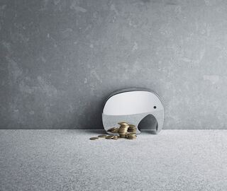 Georg Jensen 'Moneyphant' moneybox SILVER GEJE20GEO275SIL