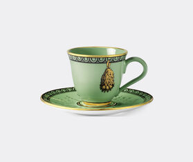 Gucci 'Odissey' demitasse cup with saucer, set of two, green GREEN GUCC22ODI328GRN