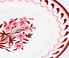 Aquazzura Casa 'Jaipur' dinner plate, set of two, bordeaux and pink multicolor AQUA23JAI000MUL