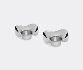 Georg Jensen 'Cobra' tealights, set of two SILVER GEJE18COB340SIL