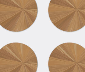 HestiaLiving 'Soleil' round coaster, set of four, bronze BRONZE HELI25SOL405BRZ