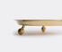 Skultuna 'Claw' footed tray Polished brass SKUL17CLA854BRA