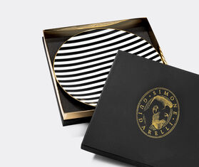 Simone Guidarelli Home 'Souvenirs De Voyage' charger plate, black and white MULTICOLOUR SIMO26SOU570MUL