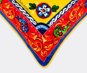 Dolce&amp;Gabbana Casa 'Carretto Siciliano' velvet cushion, medium MULTICOLOUR DGCA22VEL179MUL