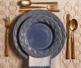 House of Capricorn 'Vime' dinner plate, blue BLUE HOCA26VIM632BLU