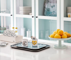 Vitra 'Love Heart' coffee mug, gold, squared handle MULTICOLOUR VITR20COF339WHI