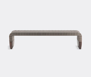 Poltrona Frau 'Brera' bench GREY POFR20BRE284GRY