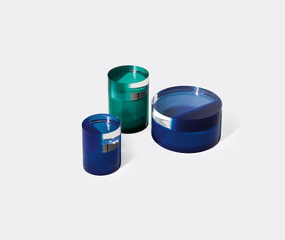 Poltrona Frau 'Plexi Case', low, midnight blue TRANSPARENT POFR20PLE560BLU