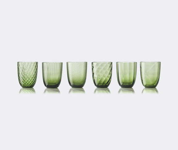 NasonMoretti 'Idra' water glass, set of six, soraya green undefined ${masterID}
