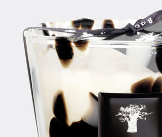 Baobab Collection 'Pearls Black' candle, small WHITE BAOB23PEA700MUL