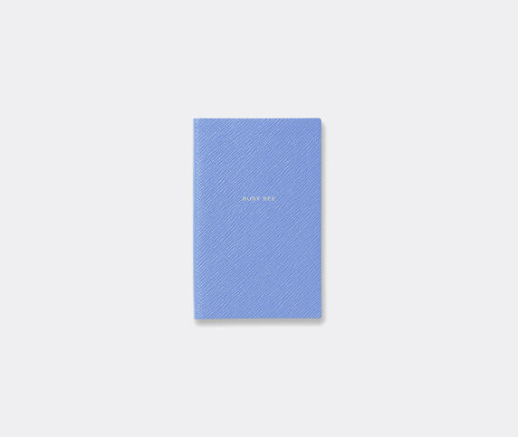 Smythson 'Busy Bee' notebook, Nile blue