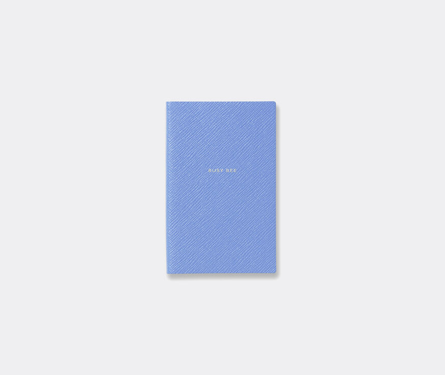 Smythson 'Busy Bee' notebook, Nile blue Nile Blue SMYT19BUS144BLU
