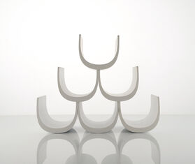 Alessi &#39;No&egrave;&#39; bottle holder WHITE ALES21NOE467WHI