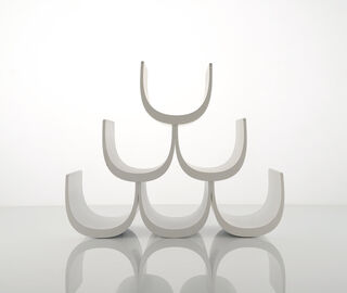 Alessi 'No&egrave;' bottle holder WHITE ALES21NOE467WHI